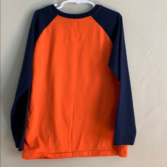 375 Kids from Garanimals Long Sleeve Tee Shirt Orange Blue Moto Cross Shirt 8 - Picture 2 of 5
